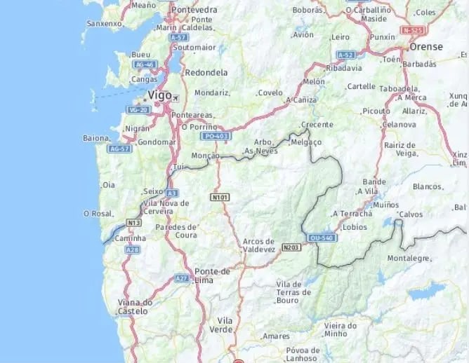 Tour map for Discover Porto, Braga and Santiago de Compostela