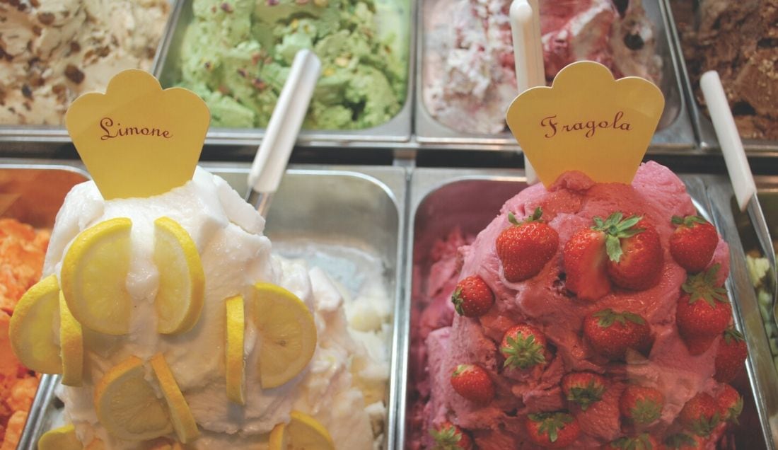 Enjoy an authentic gelato