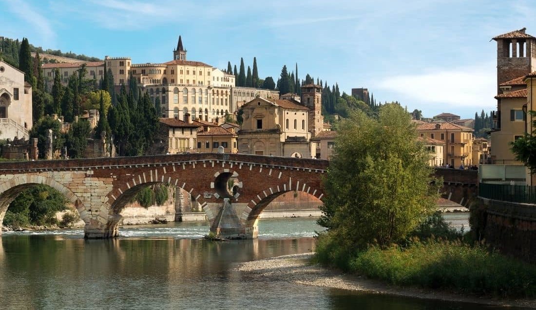 See the Ponte Pietra - the oldest Roman monument in Verona