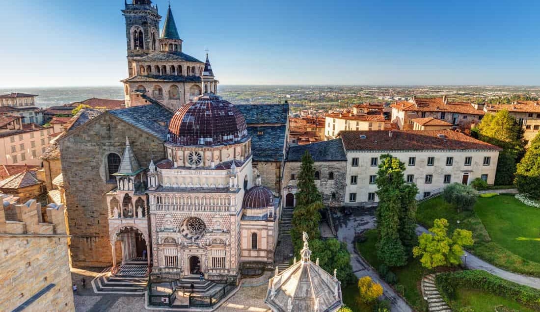 See the church of Santa Maria Maggiore in Bergamo