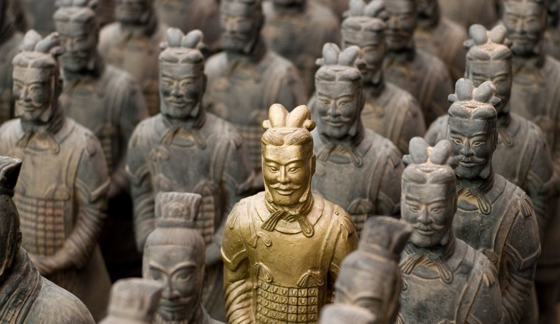 See the mighty the Terracotta Army