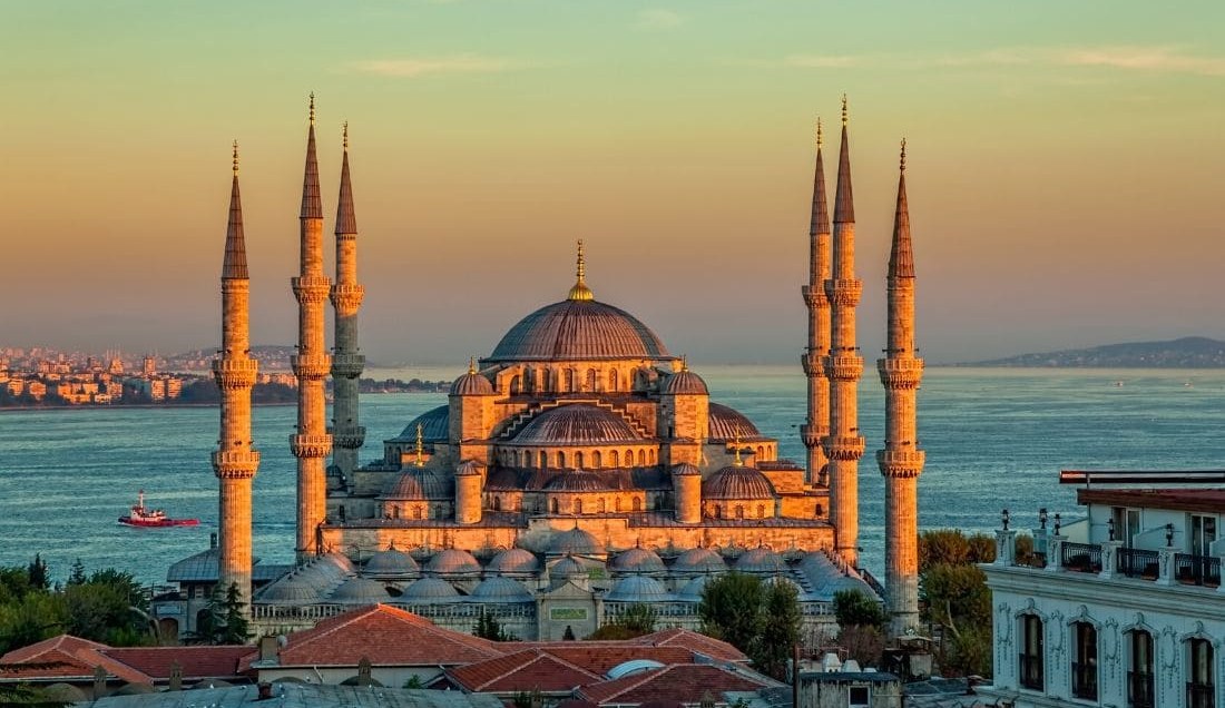 See the iconic Blue Mosque in Istanbul