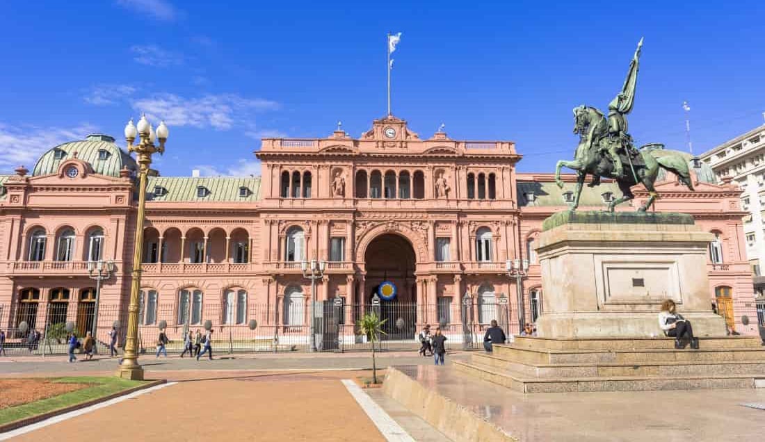 See Casa Rosada, the President's Pink House, in Buenos Aires