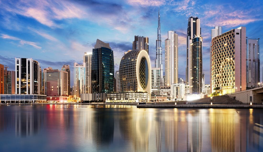 Burj Khalifa Dubai at night