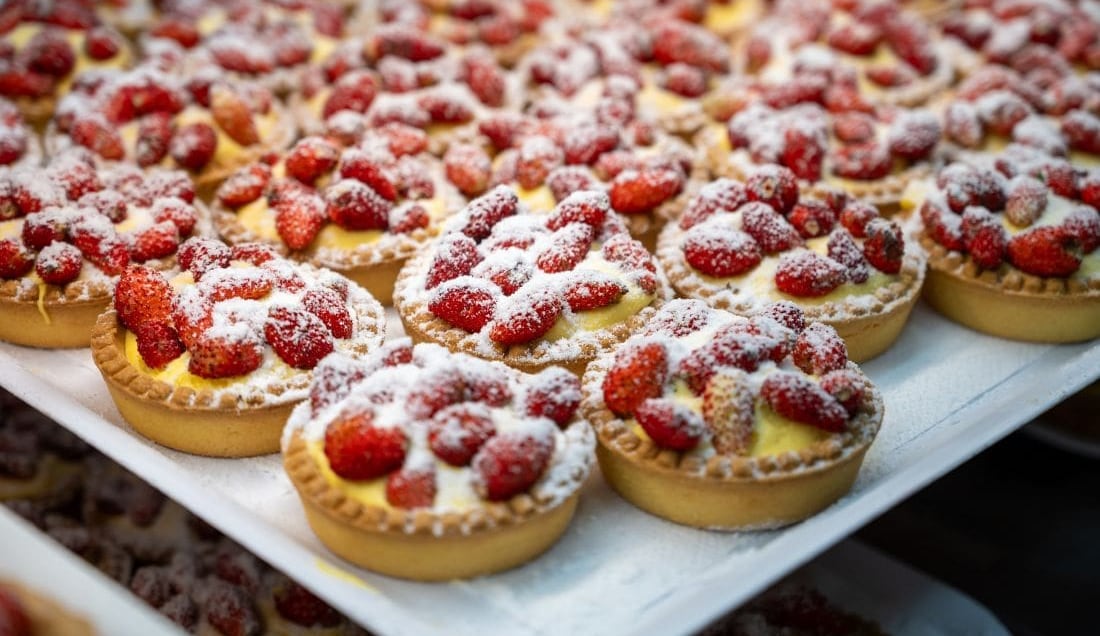 Tartlet Strawberry represent the pride of Nemi, Italy