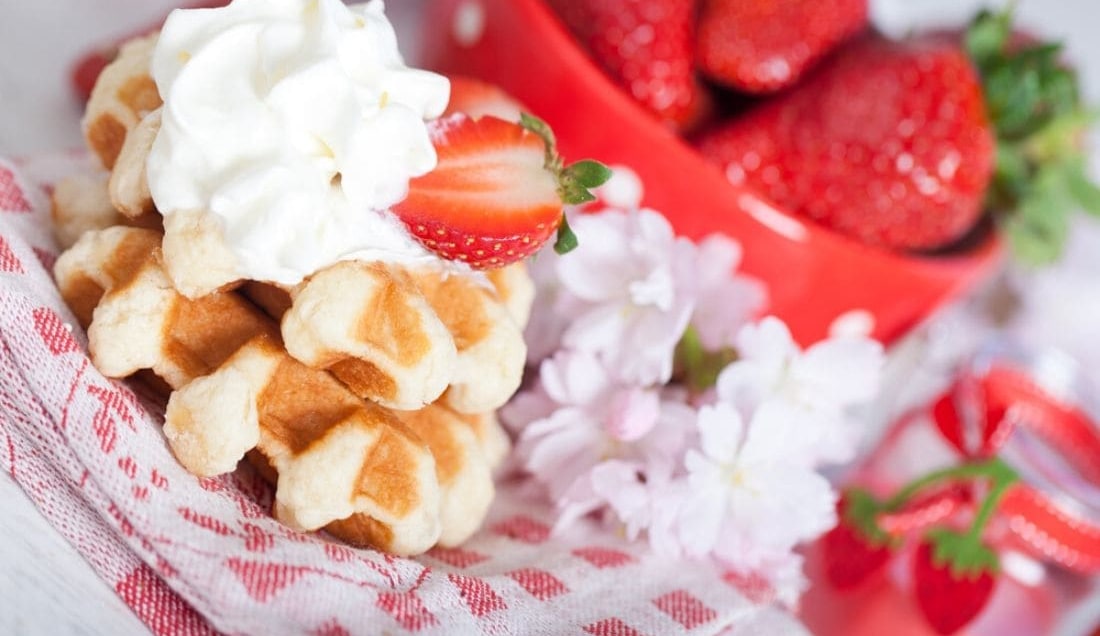 Sample delicious Belgian Waffles