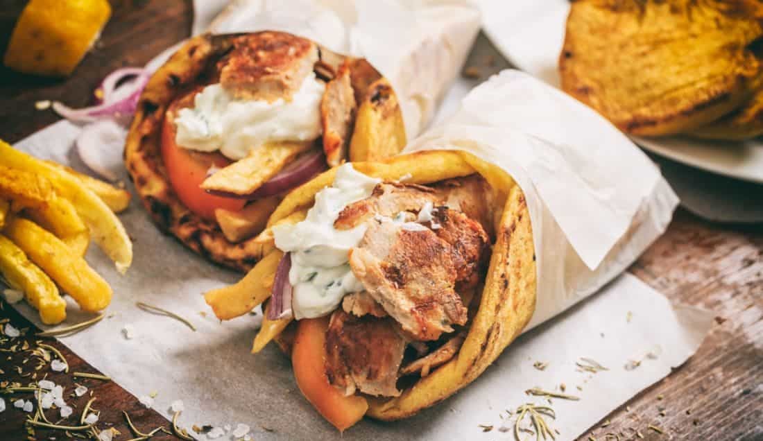 Try the famous Greek Gyro!