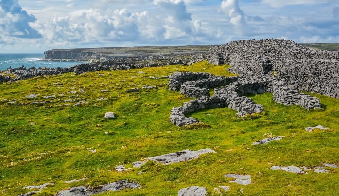 Explore Inis Mor and see ancient ruins