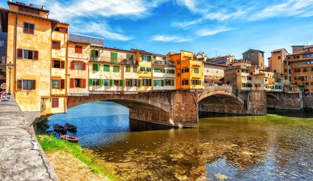 See iconic Ponte Vecchio in Florence