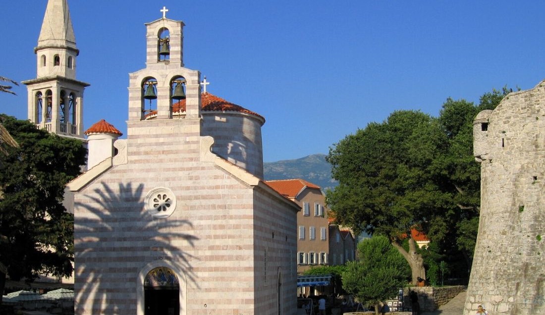 See the Holy trinity church Budvar Montenegro