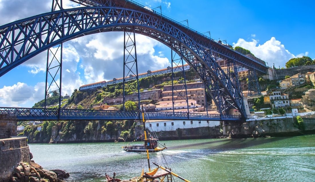 See Duoro river and bridge Porto