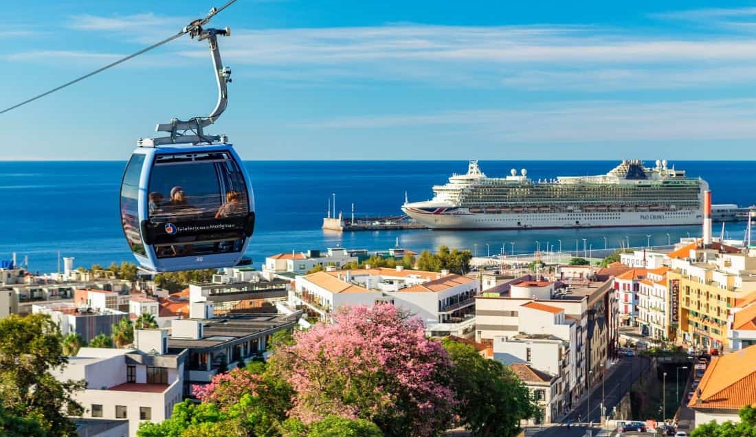 Take a cable car to get incredible views of Madeira