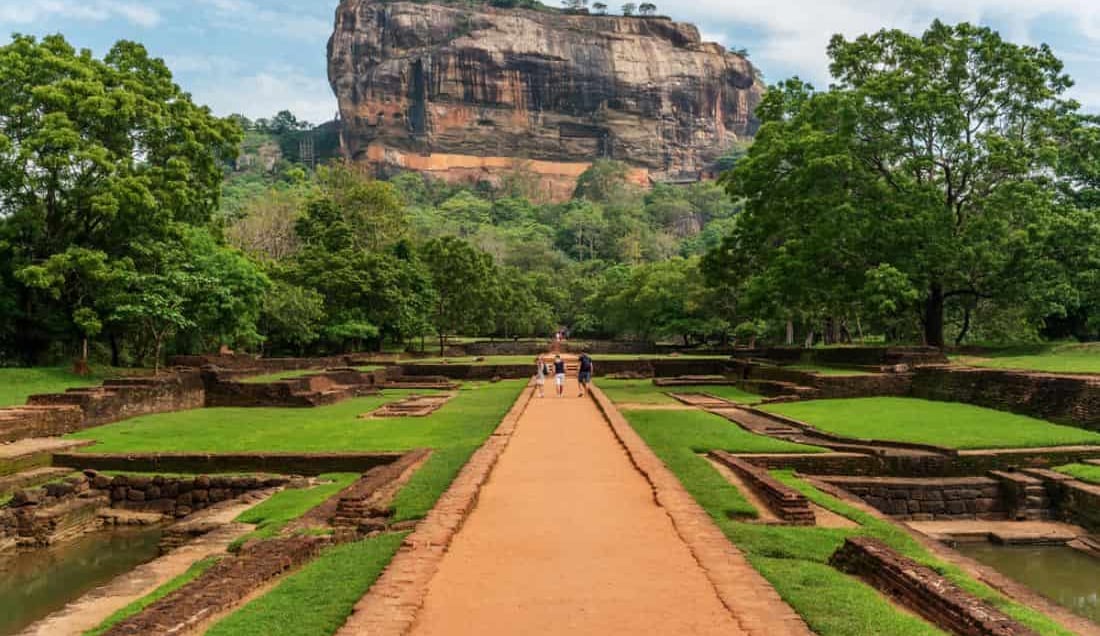 See the Lion's Rock fortress in Sigiriya