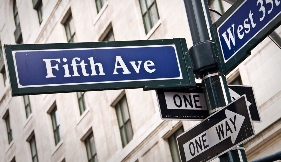 Stroll along Fifth Avenue