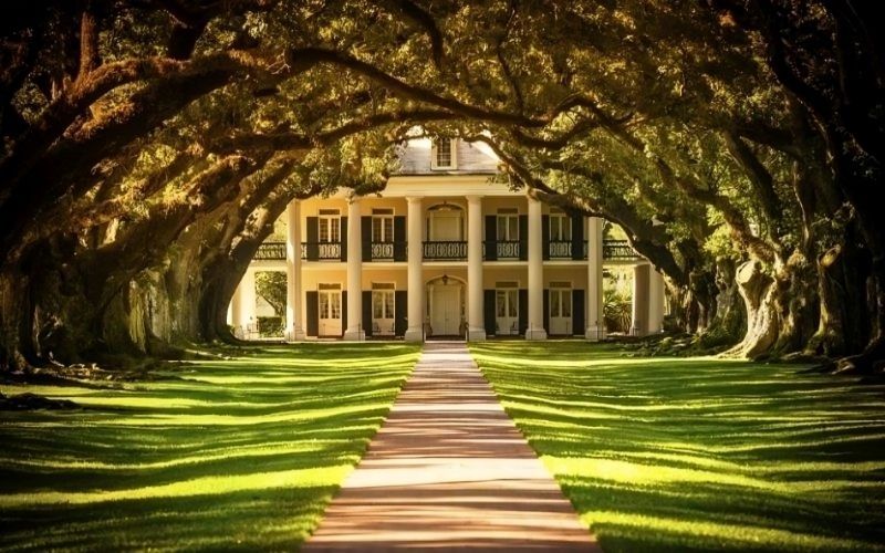 oak alley plantation deep south Louisiana
