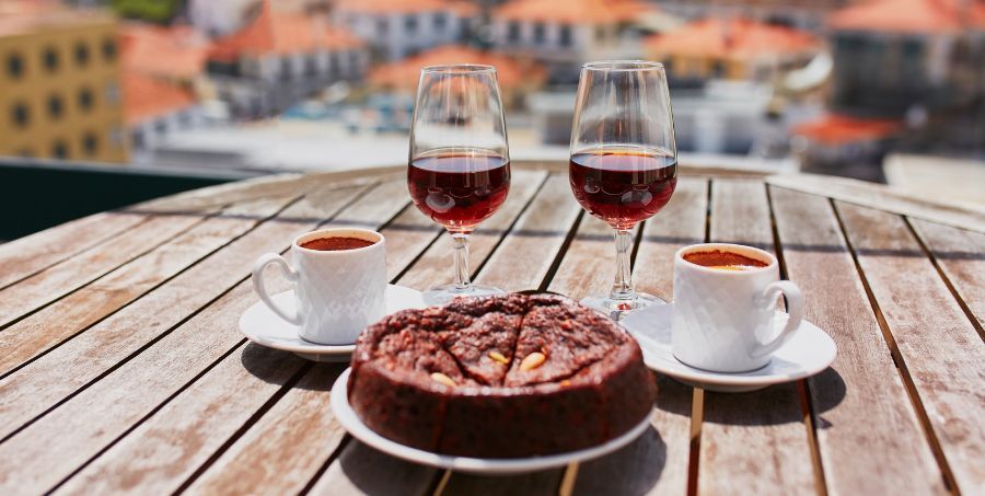Madeira wine-espresso coffee and cake .jpg