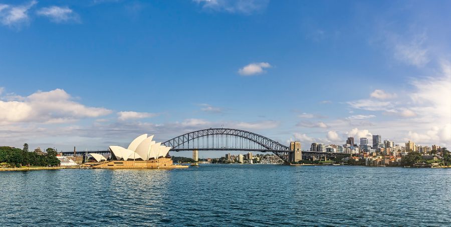 Cityscape of Sydney, .Operahouse and harbor bridge.jpg