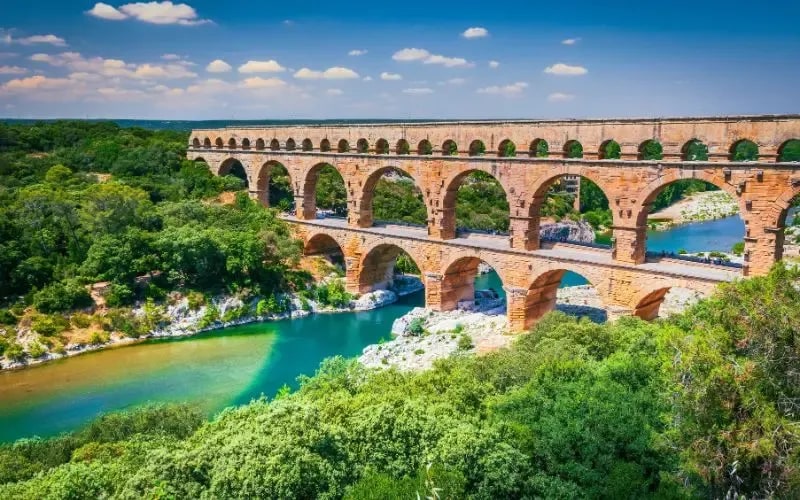 See the famous Pont du Gard