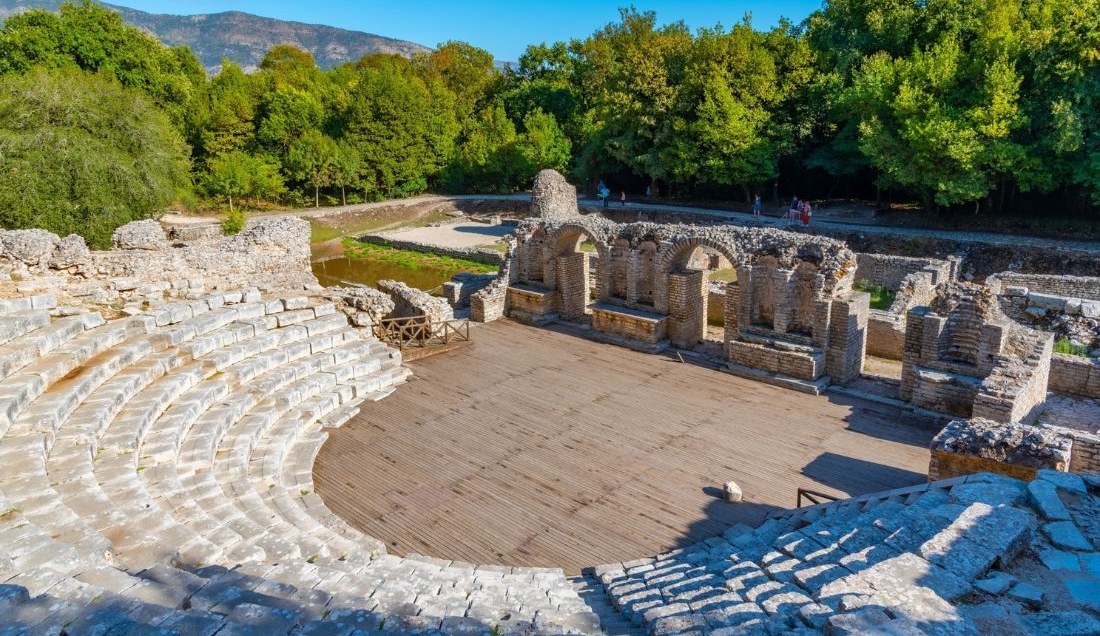 See the Ancient Roman theatre in Butrint