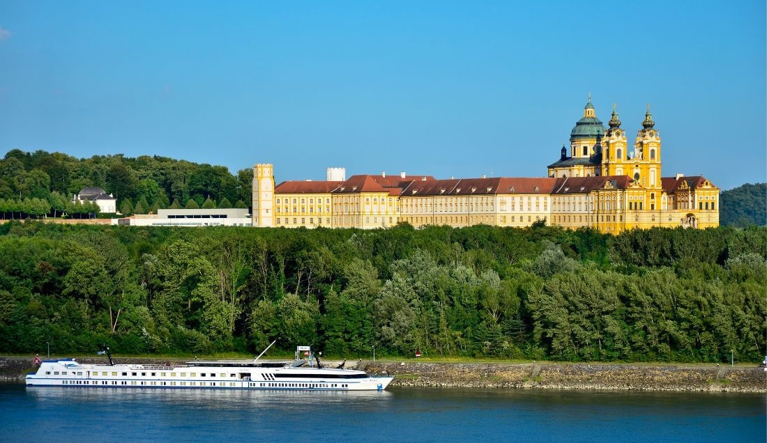 Enjoy an optional excursion to visit Melk Abbey