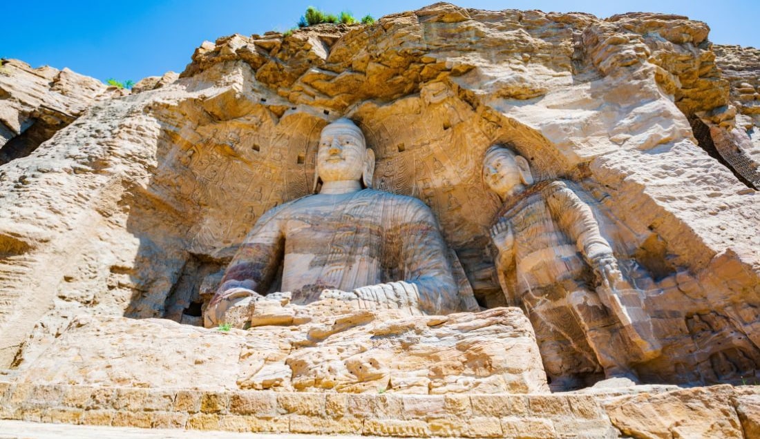 See the remarkable Yungang Grottoes.