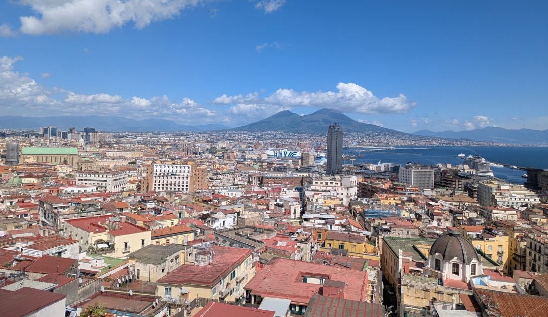 Enjoy the incredible views in Naples and see the iconic Mount Vesuvius.
