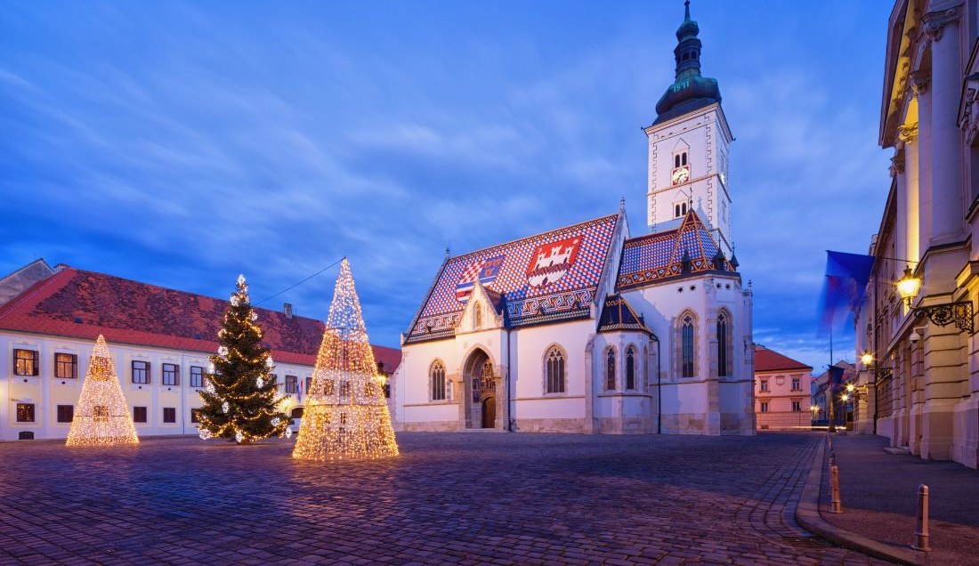 Visit St. Mark’s Church in Zagreb.
