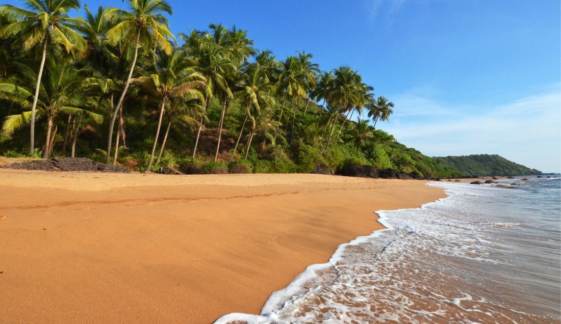Relax on the beautiful beaches of Goa. 